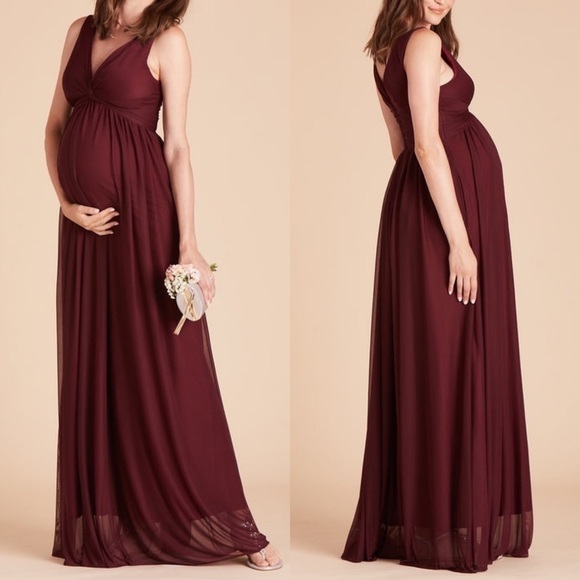 Birdy Grey Lianna Dress Mesh Cabernet NWT - Picture 4 of 7